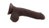DILDO BOTTOMLESS PLEASURE BROWN