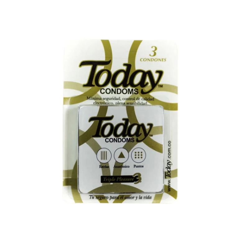 CONDOMS TODAY TRIPLE PLEASURE